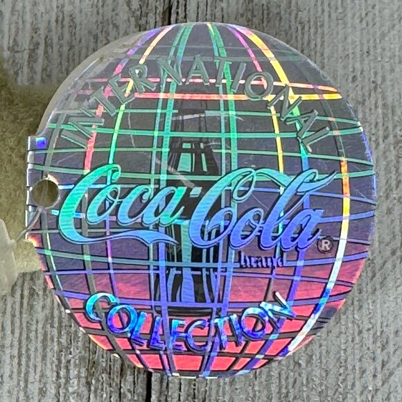 Vintage Coca-Cola Stuffed Beanie Crocodile CRUNCH SUDAN 1999 - Picture 9 of 12